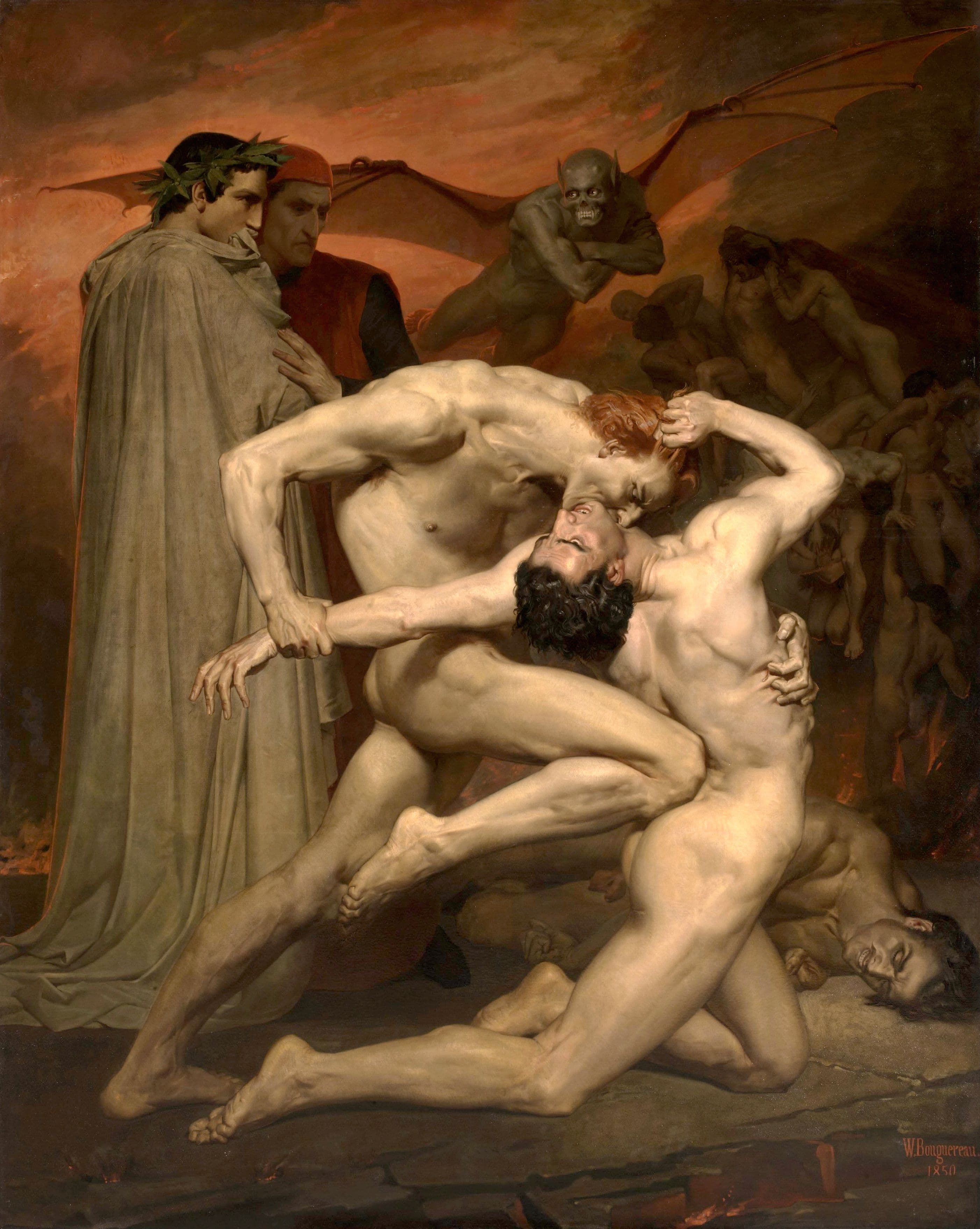 DANTE AND VIRGIL IN HELL