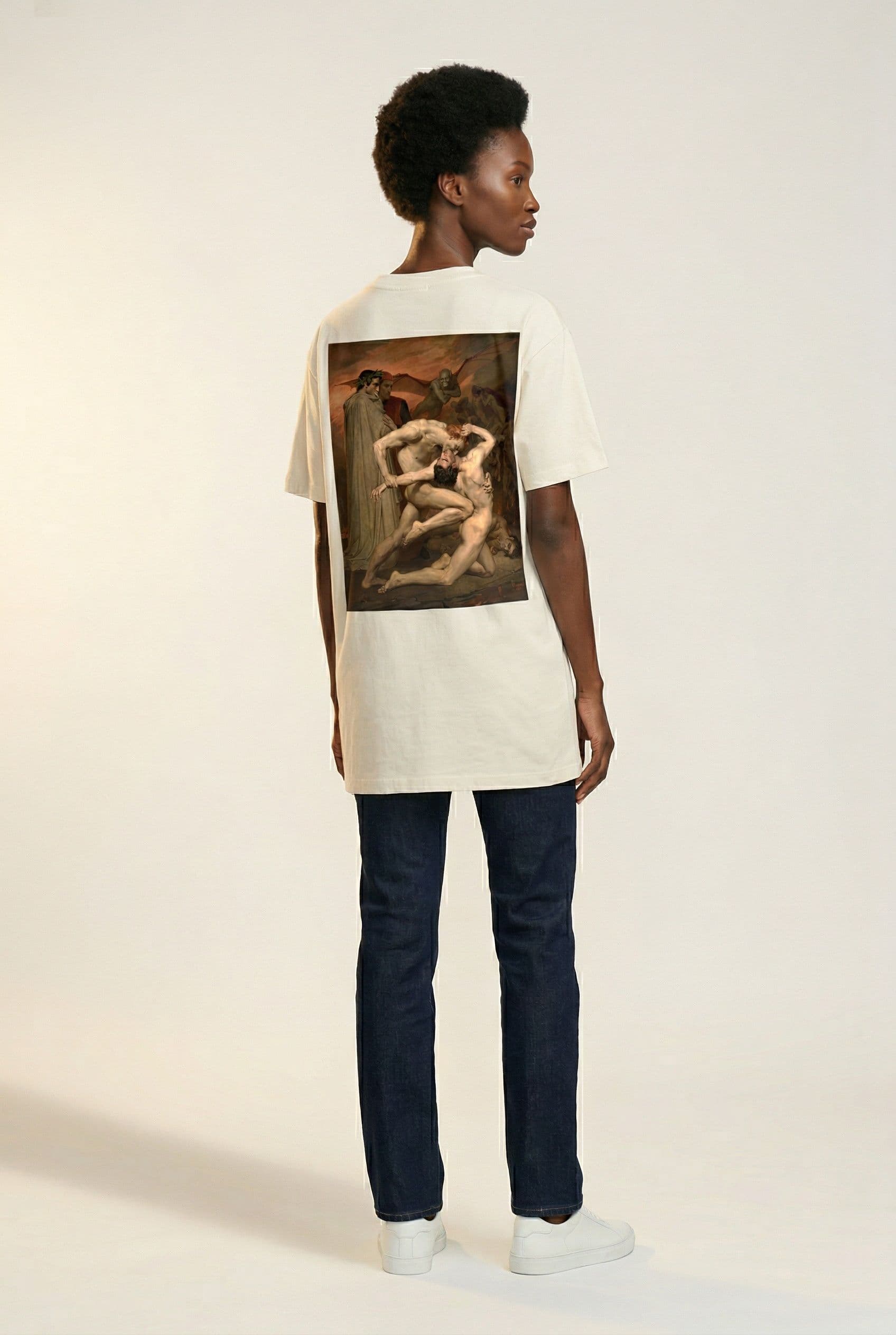 DANTE AND VIRGIL IN HELL — Off-white