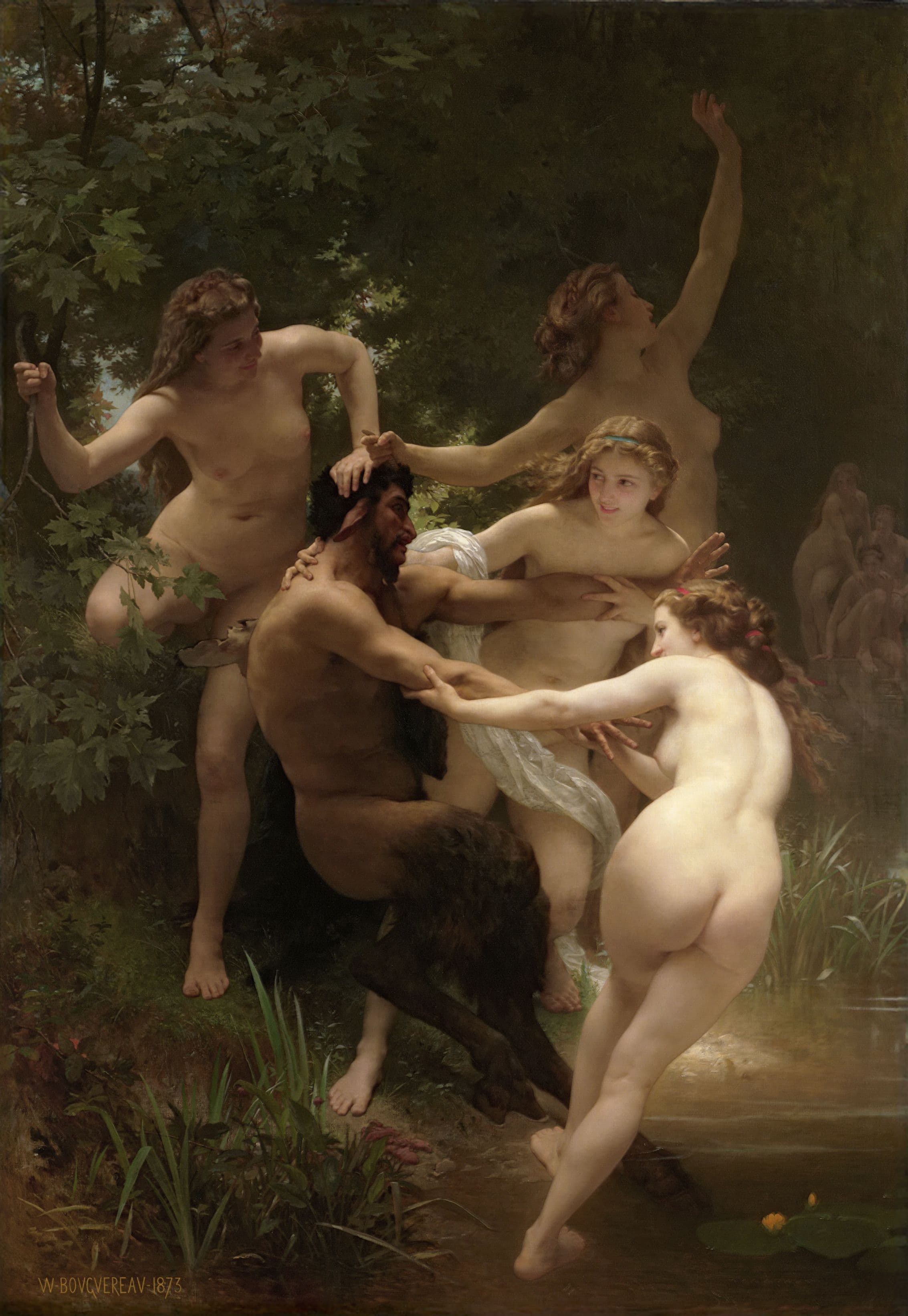 NYMPHS AND SATYR